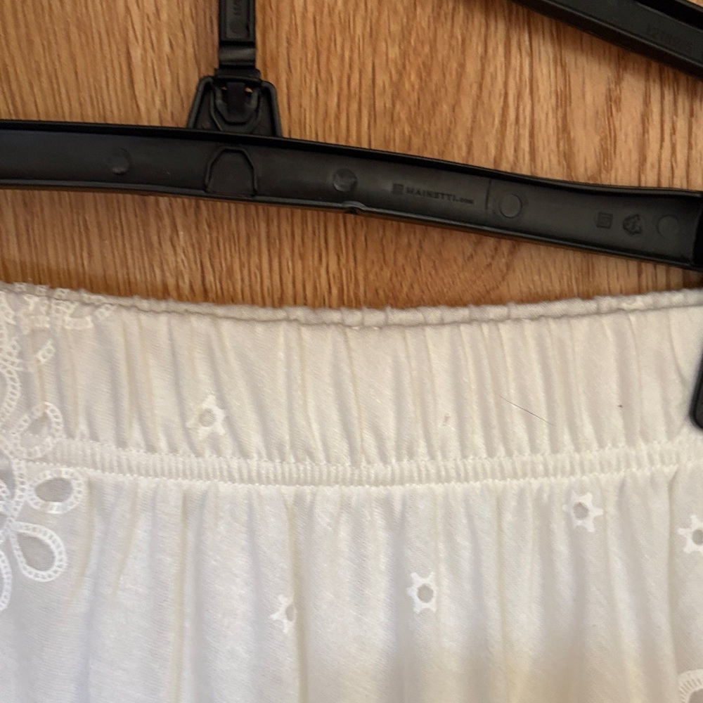 White Lace Maxi Skirt M - Picture 5 of 12